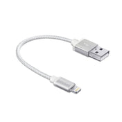 Innergie 15cm Braided USB to Lightning Charging  and Sync Cable (White)