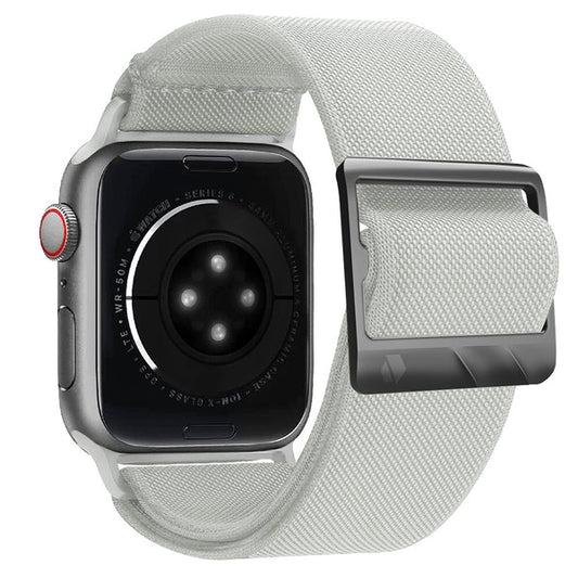 JTLEGEND Flex Elastic Watch Strap for 42/44/45/46/49mm Apple Watch - Light Gray