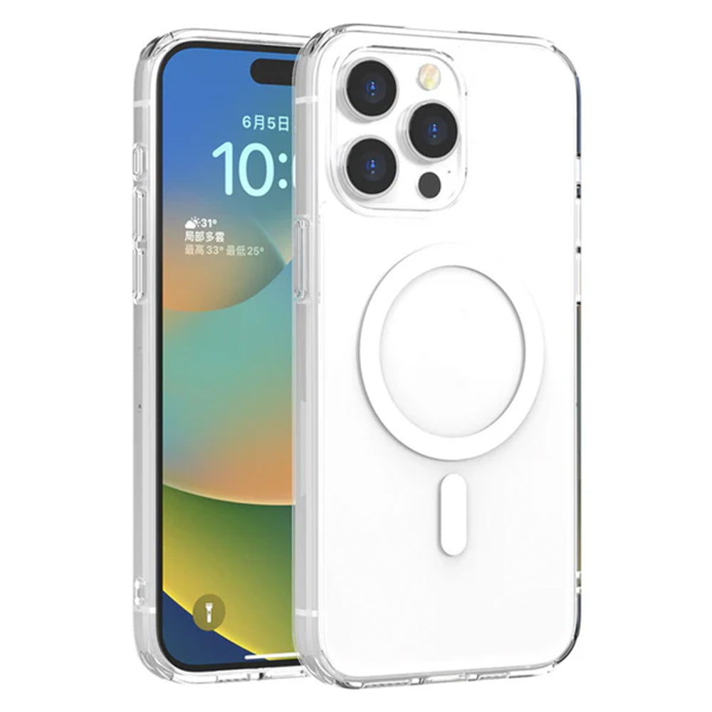 JTLEGEND Hybrid Cushion Mag Case with MagSafe for iPhone 15 Pro - Crystal