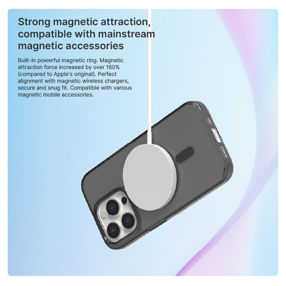 JTLEGEND Hybrid Cushion Mag Case with MagSafe for iPhone 16 Pro Max - Crystal