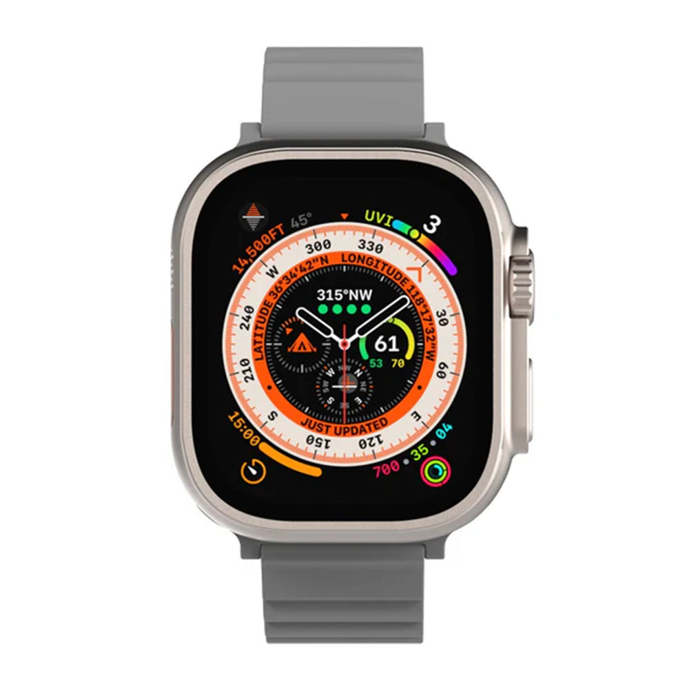 JTLEGEND Lithe Magnetic Band for 38/40/41mm Apple Watch - Gray Orange