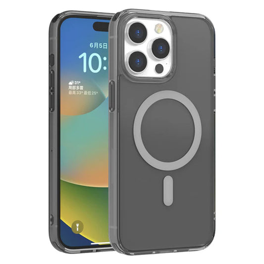 JTLEGEND Hybrid Cushion Mag Case with MagSafe for iPhone 15 Pro - Crystal Black