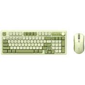 MicroPack Rechargeable Wireless Keyboard and Mouse Combo Green