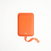 Monocozzi LUCID Refined | Premium Vegan Leather Magnetic Wallet for iPhone - English Tan