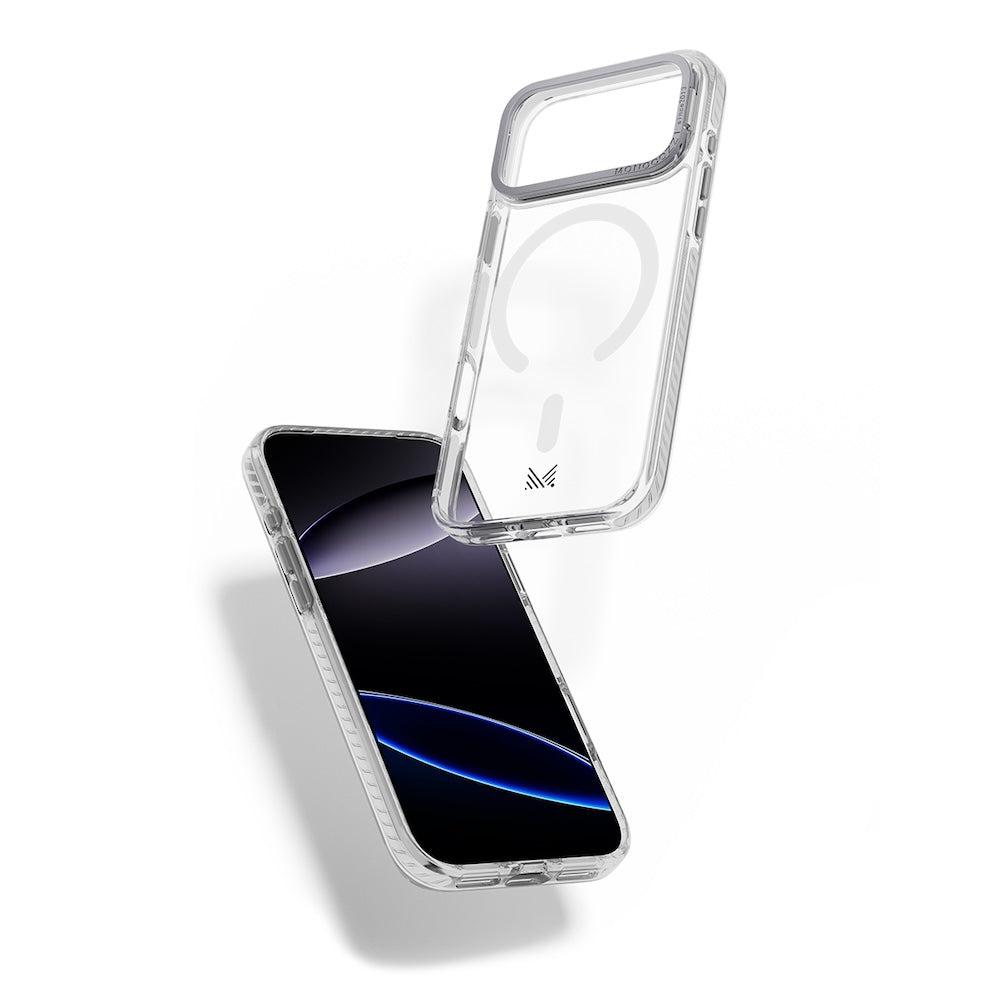 Monocozzi LUCID Magsafe Clear Case for iPhone 17 Pro Max - Silver