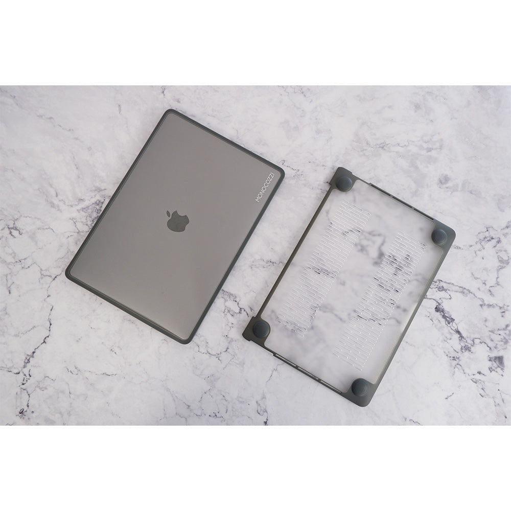 Monocozzi Lucid Ultra Slim Polypropylene MacBook Pro 14" Translucent Case (2021) - Black