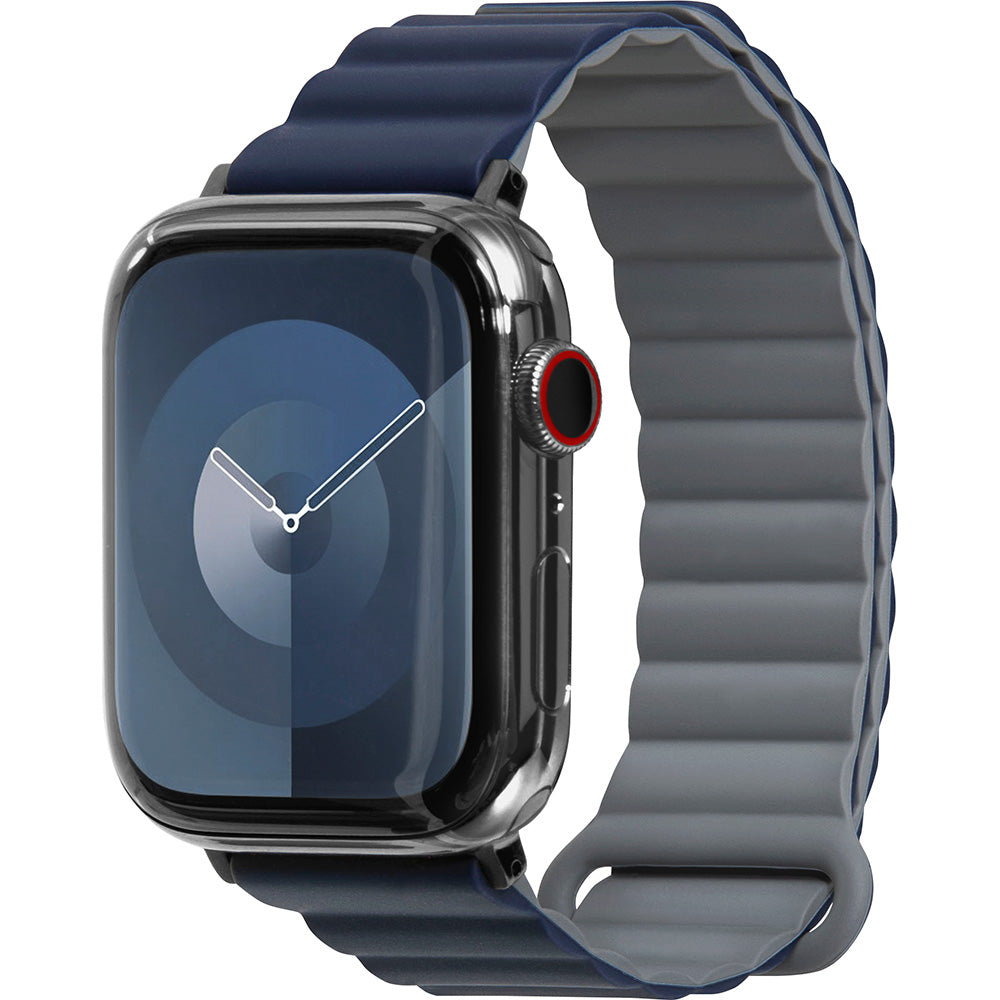 LAUT NOVI Sport Apple Watch Strap (44/46/49mm) Steel Blue