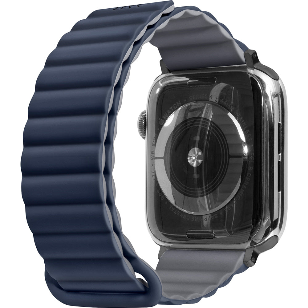LAUT NOVI Sport Apple Watch Strap (44/46/49mm) Steel Blue