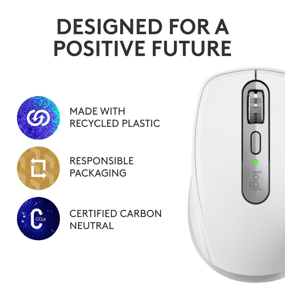 Logitech MX Anywhere 3S Wireless Mouse Pale Grey