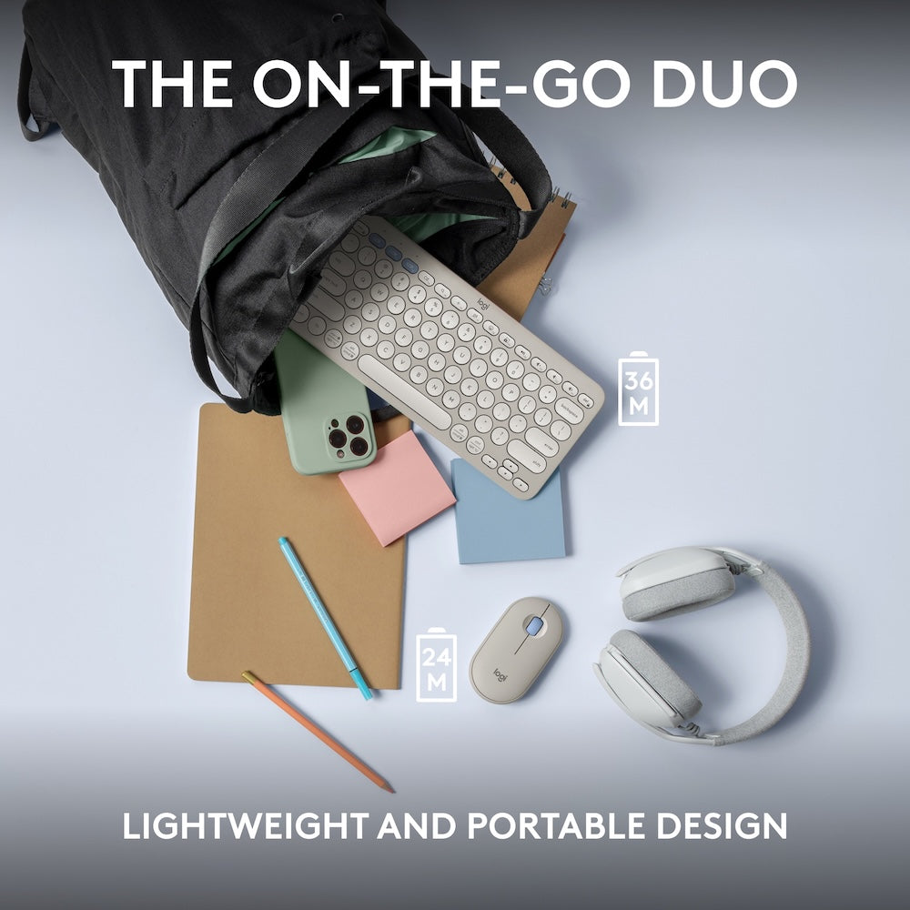 Logitech Pebble 2 Combo - Tonal Sand