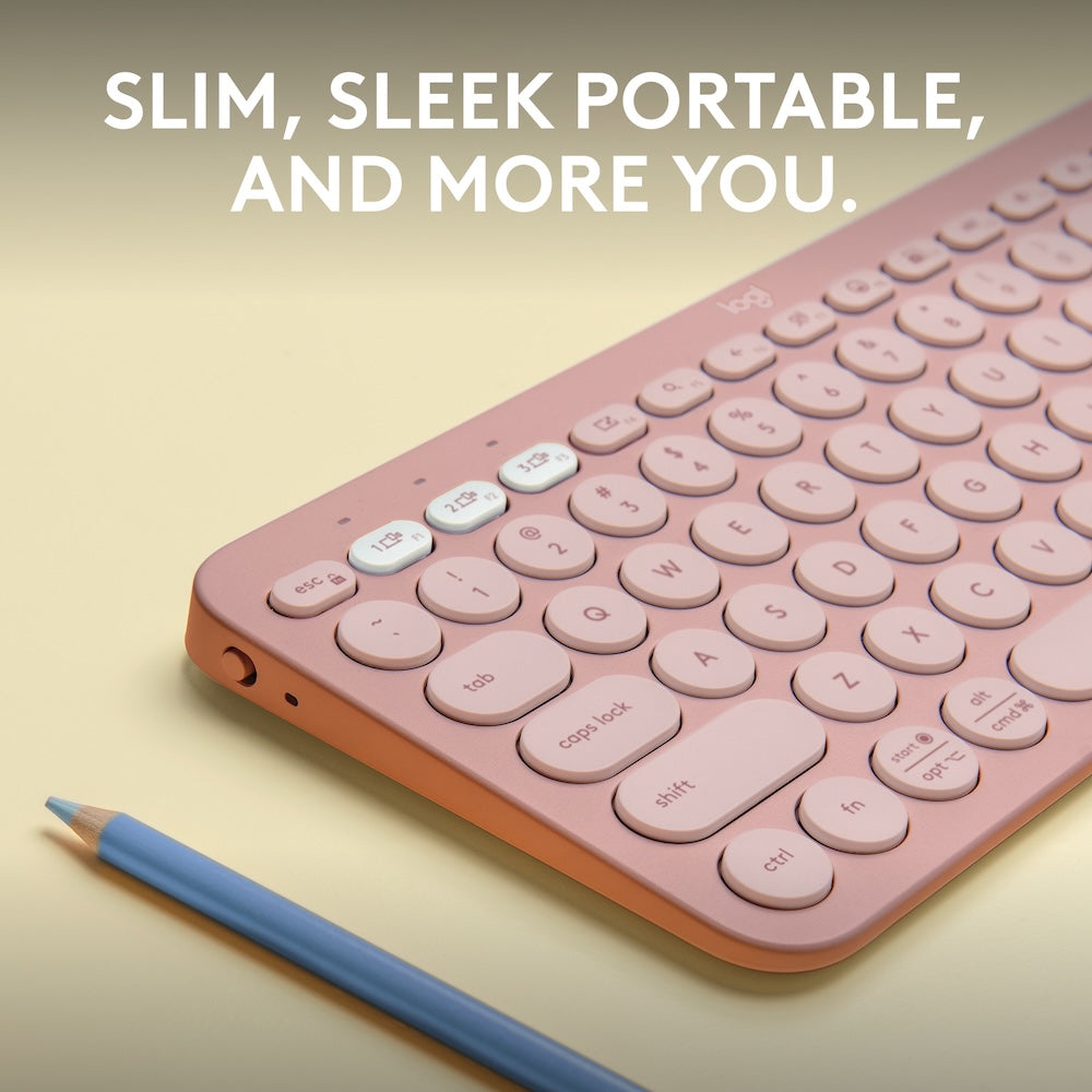 Logitech Pebble Keys 2 K380s Tonal Rose
