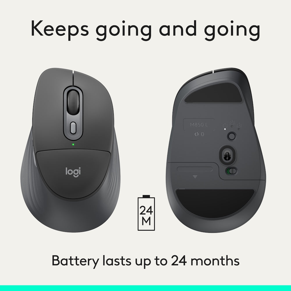 Logitech Signature Comfort Plus M850 L - Graphite