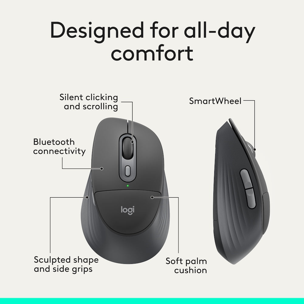 Logitech Signature Comfort Plus M850 L - Graphite