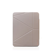 Monocozzi LUCID REFINED FOLIO | Full Protection Folio Case for 11-inch iPad Pro (M4) - Elephant Grey
