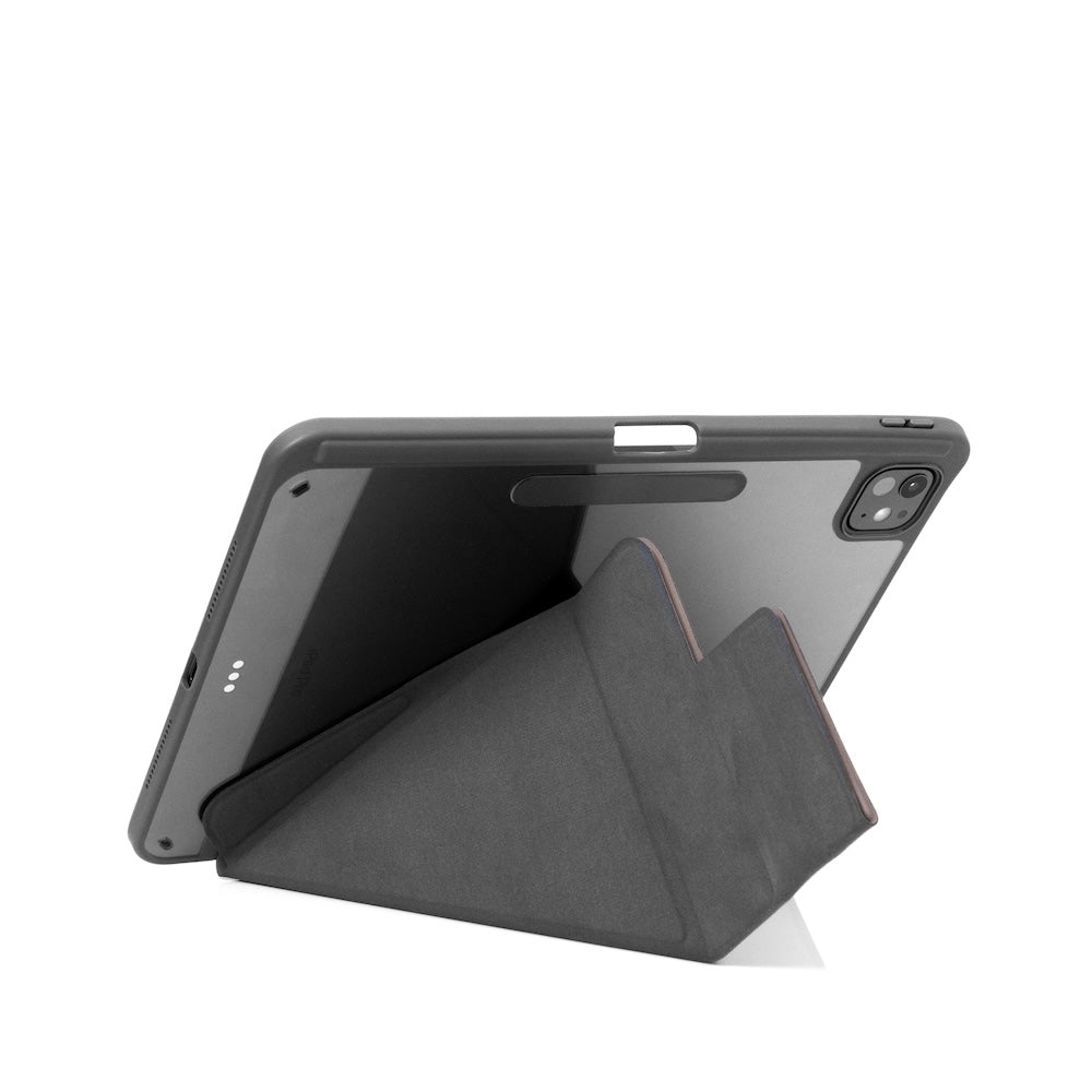 Monocozzi LUCID REFINED FOLIO | Full Protection Folio Case for 11-inch iPad Pro (M4) - Elephant Grey