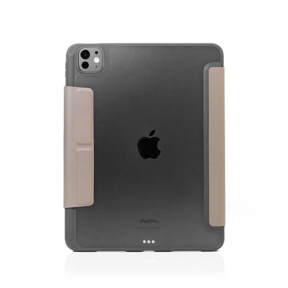 Monocozzi LUCID REFINED FOLIO | Full Protection Folio Case for 13-inch iPad Pro (M4) - Elephant Grey