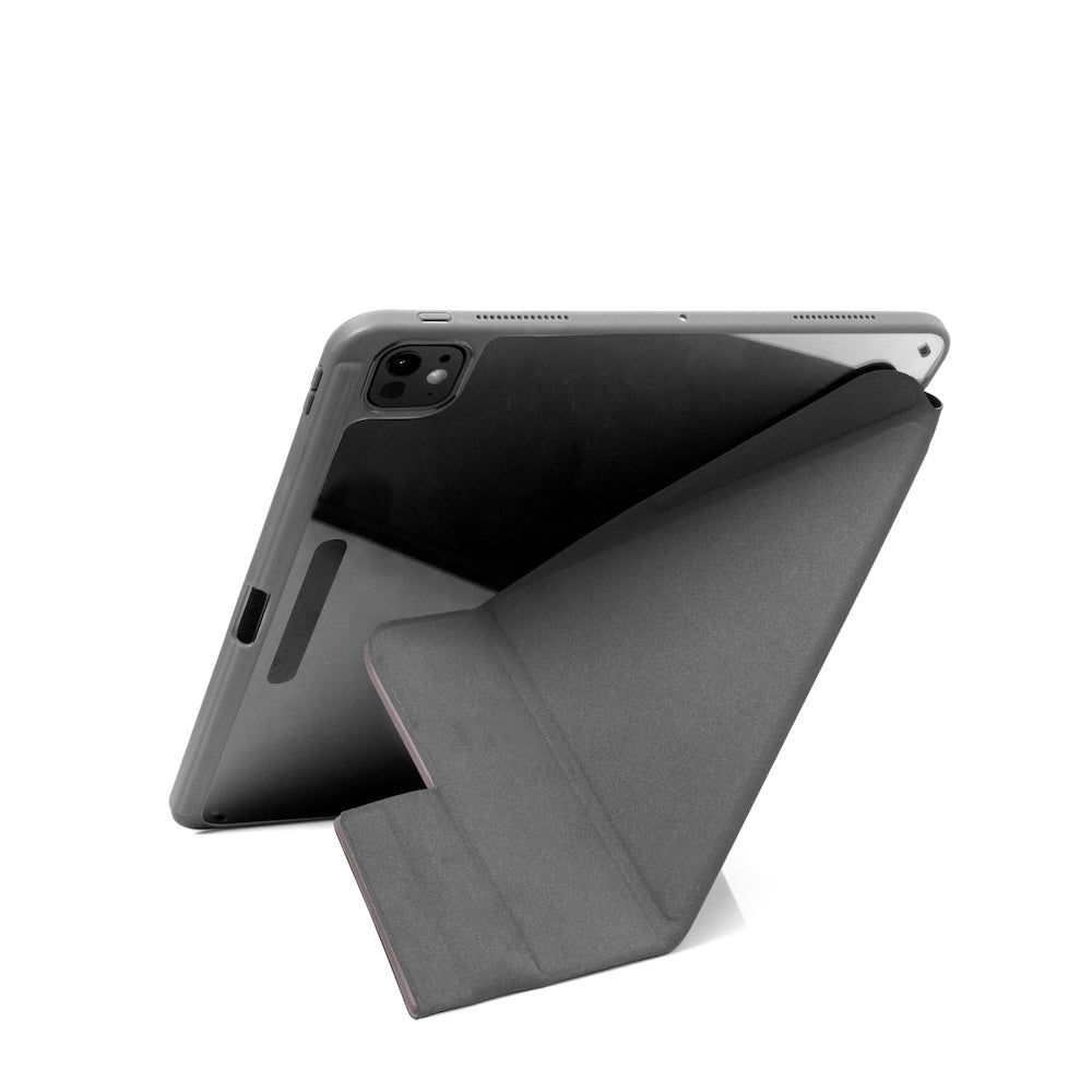 Monocozzi LUCID REFINED FOLIO | Full Protection Folio Case for 13-inch iPad Pro (M4) - Elephant Grey