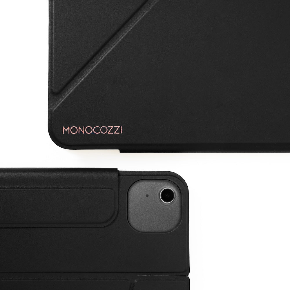 Monocozzi LUCID REFINED RAISE | Full Protection Standing Folio Case for iPad Air 11 (2024) - Black
