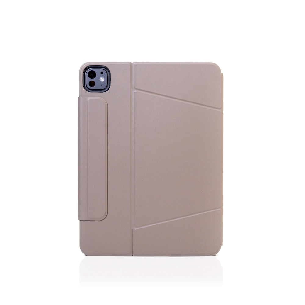 Monocozzi LUCID RAISE | Full Protection Standing Folio Case for 11-inch iPad Pro (M4) - Elephant Grey