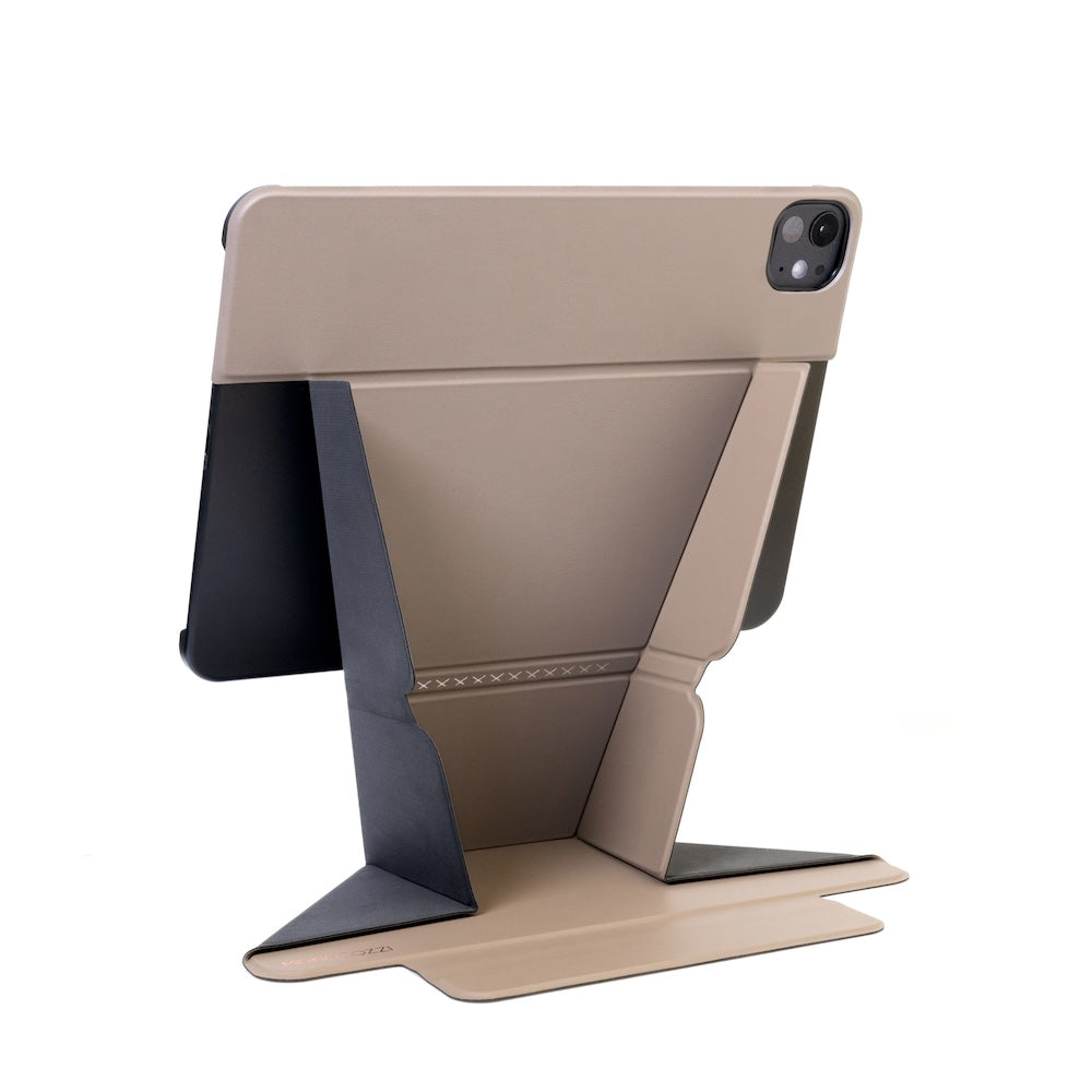 Monocozzi LUCID RAISE | Full Protection Standing Folio Case for 11-inch iPad Pro (M4) - Elephant Grey