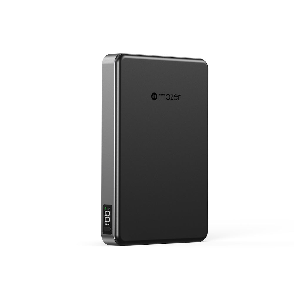 Mazer MagAir31 10000 mAh Qi2.2 25W Magnetic Powerbank Black