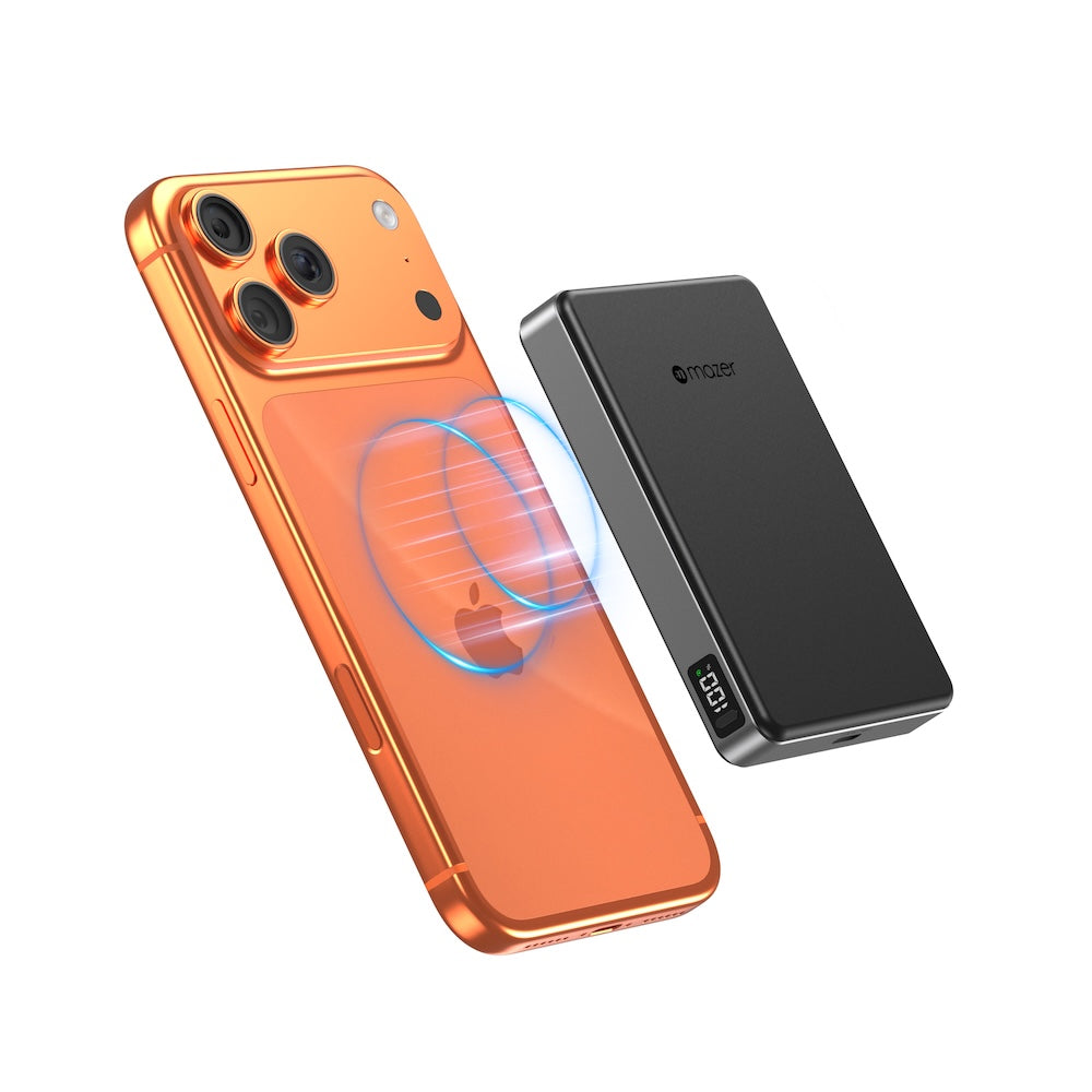 Mazer MagAir31 10000 mAh Qi2.2 25W Magnetic Powerbank Black