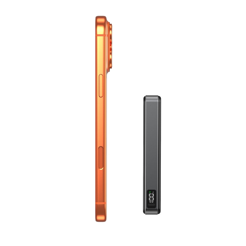 Mazer MagAir31 10000 mAh Qi2.2 25W Magnetic Powerbank Black