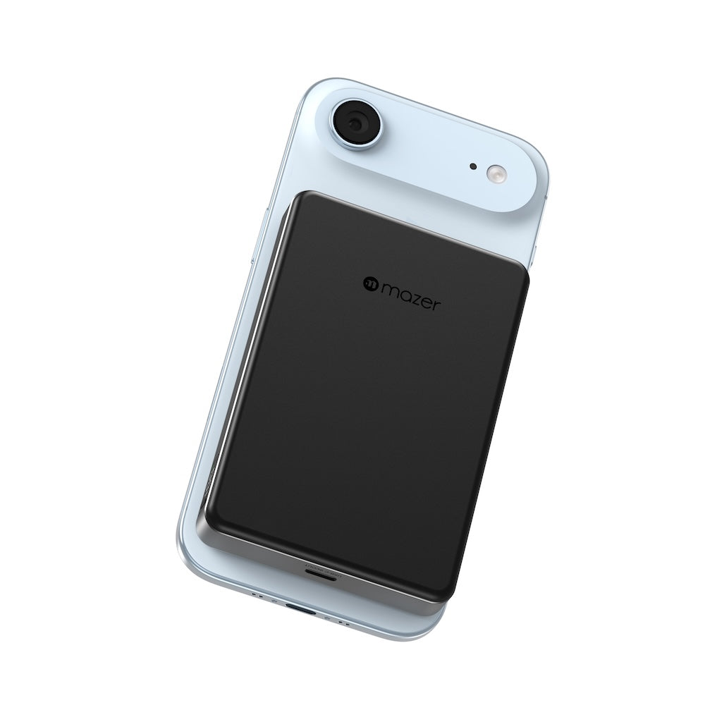 Mazer MagAir31 10000 mAh Qi2.2 25W Magnetic Powerbank Black