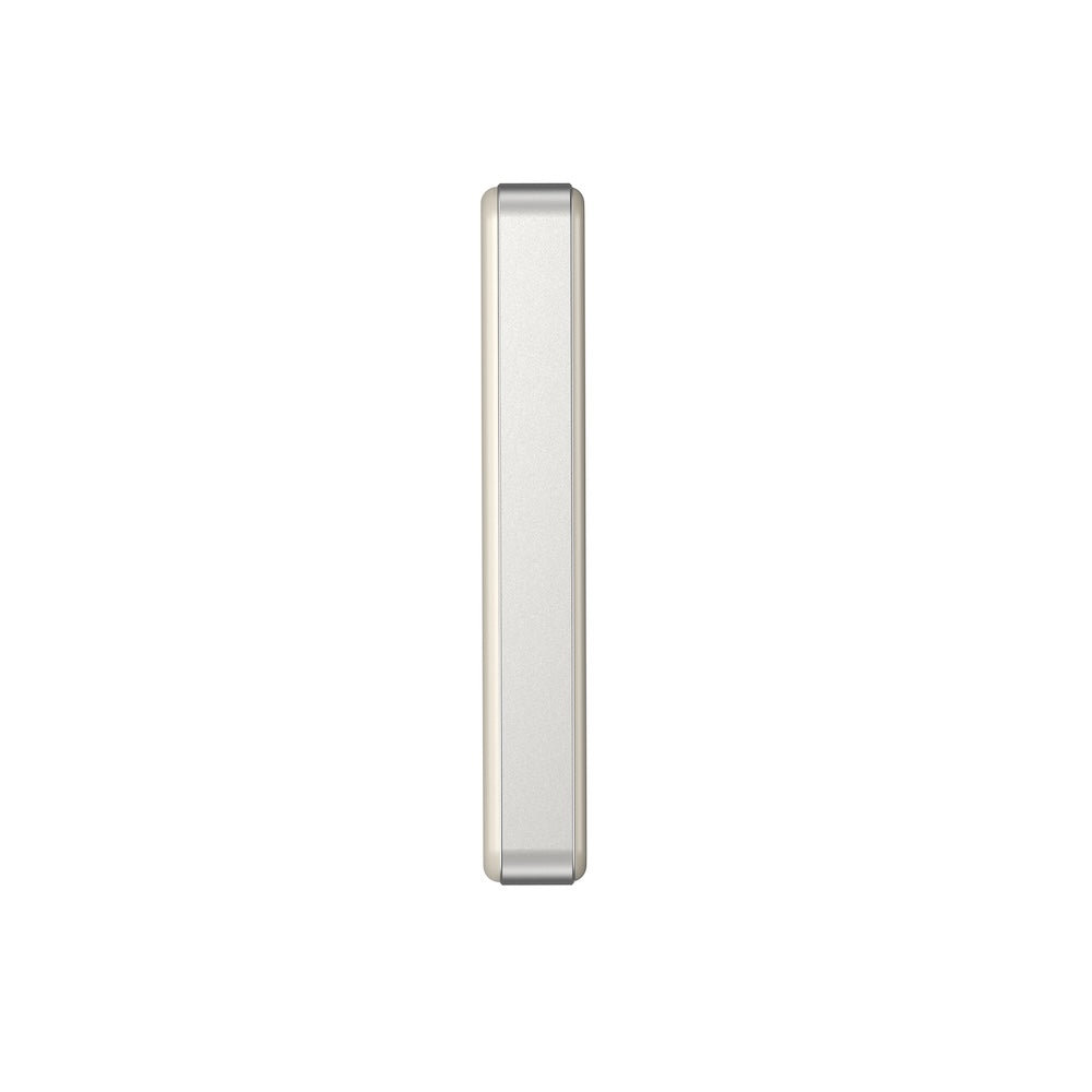 Mazer MagAir31 10000 mAh Qi2.2 25W Magnetic Powerbank Natural Titanium