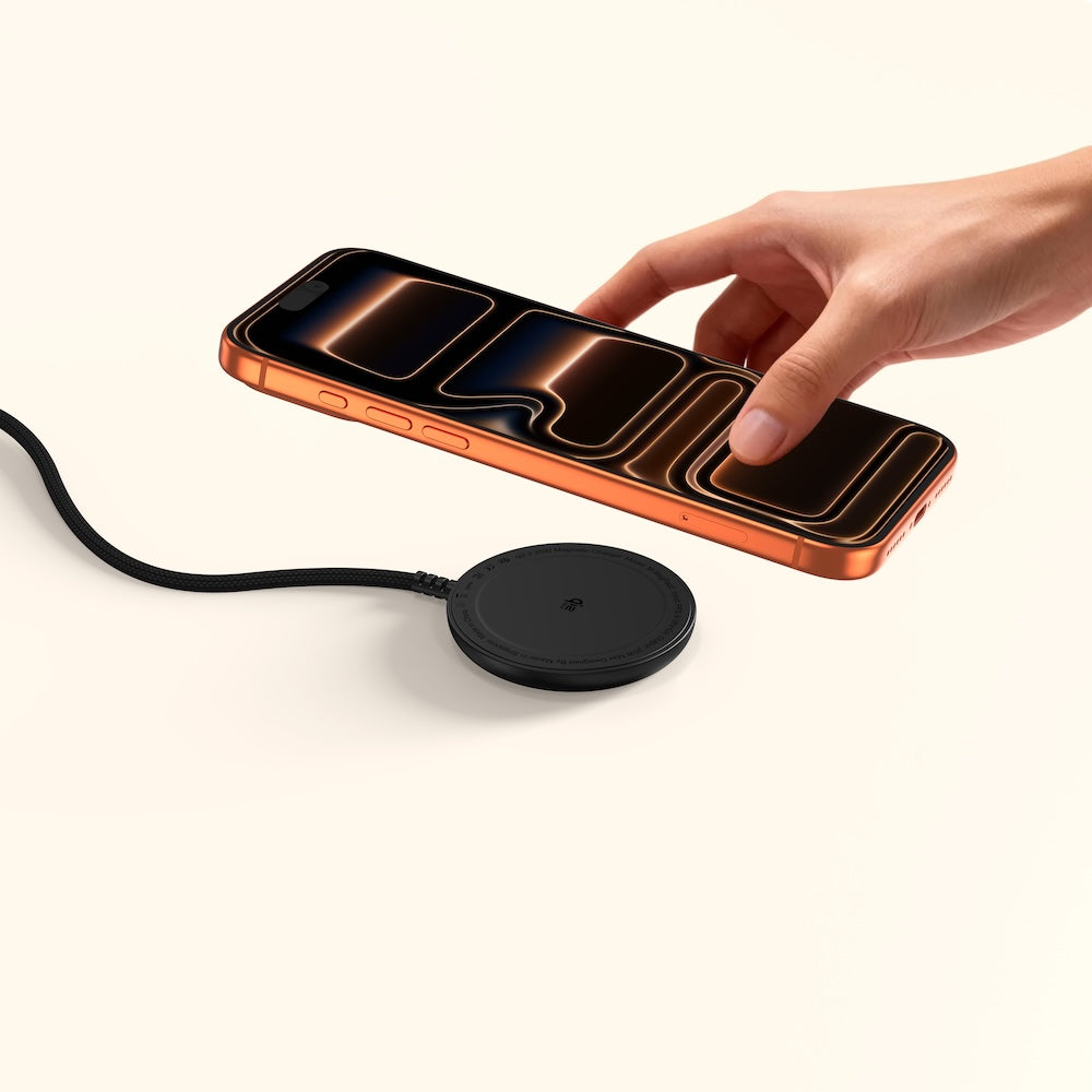 Mazer MagPad2 Qi2.2 Certified 25W Wireless Charging Pad Black