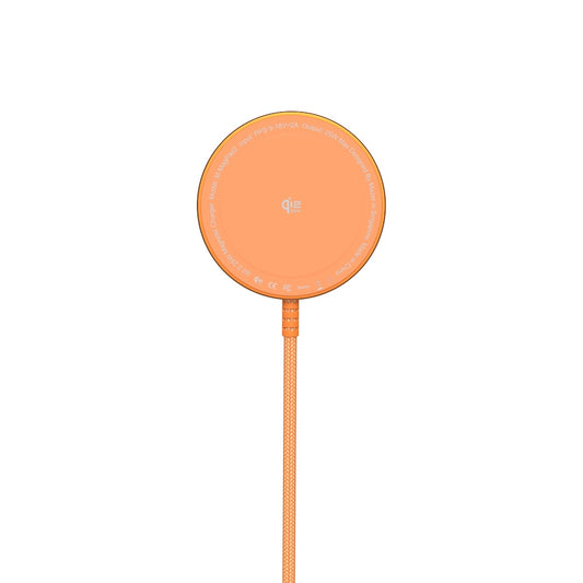Mazer MagPad2 Qi2.2 Certified 25W Wireless Charging Pad Sunset Orange