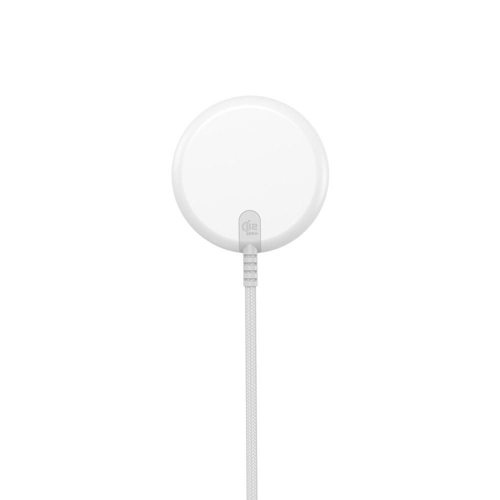 Mazer MagPad2 Qi2.2 Certified 25W Wireless Charging Pad White