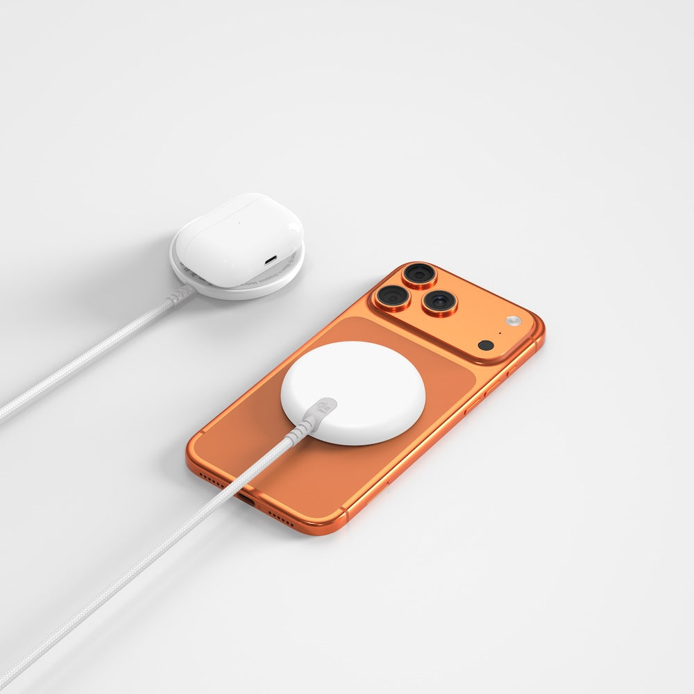 Mazer MagPad2 Qi2.2 Certified 25W Wireless Charging Pad White