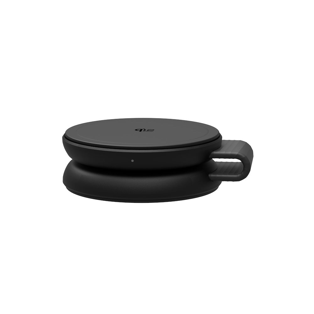 Mazer MagPad Duo2 Qi2.2 Certified 25W 2-in-1 Foldable Wireless Charging Pad Black