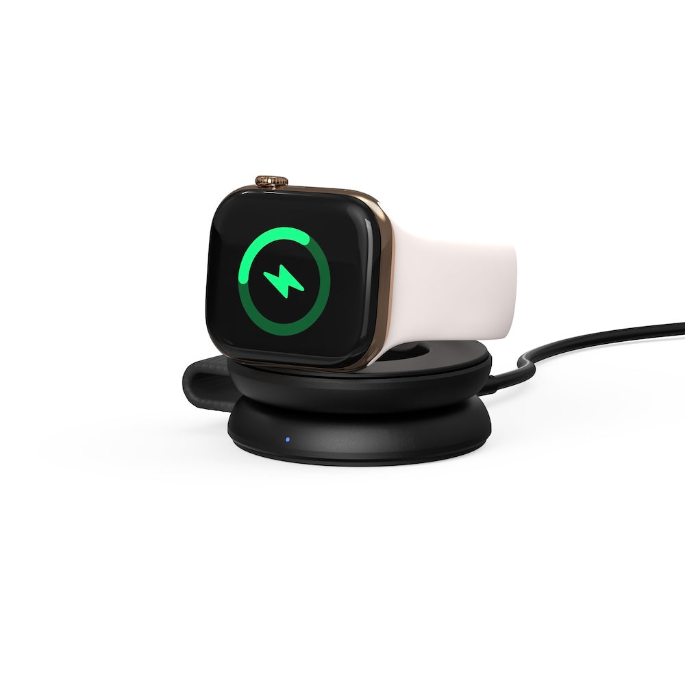 Mazer MagPad Duo2 Qi2.2 Certified 25W 2-in-1 Foldable Wireless Charging Pad Black