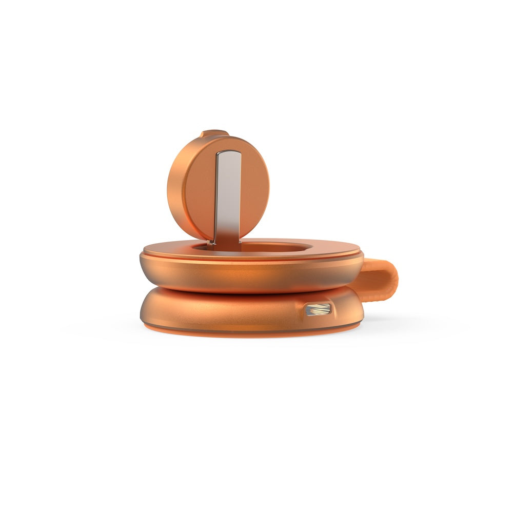 Mazer MagPad Duo2 Qi2.2 Certified 25W 2-in-1 Foldable Wireless Charging Pad Sunset Gold