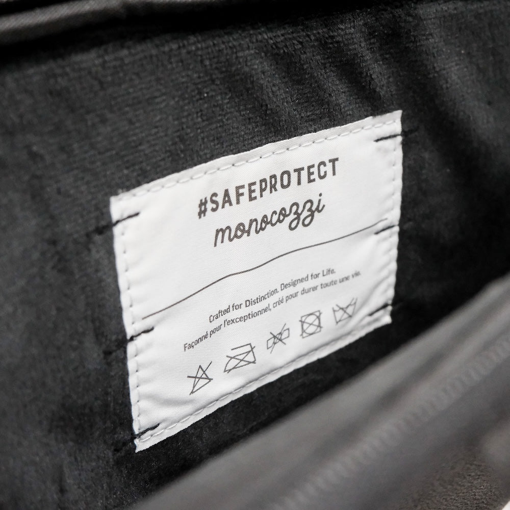 Monocozzi  SafeProtect Shockproof Laptop Bag MacBook Neo 13/Air 13/Pro 14 Black