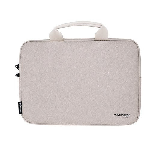 Monocozzi SafeProtect Shockproof Laptop Bag MacBook Neo 13/Air 13/Pro 14 Sand
