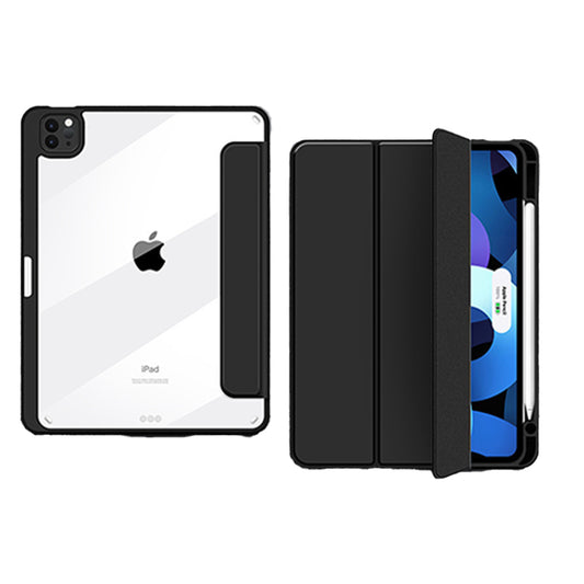 MACHINO Leather Case for 11-inch iPad Air (4th Gen/M1/M2) / iPad Pro (1st/2nd Gen/M1/M2) Black