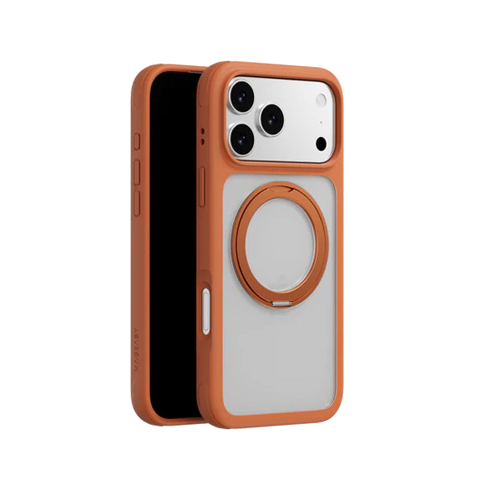 MagEasy MagStand 360 M MagSafe Rotating Ring Case iPhone 17 Pro Max Coral