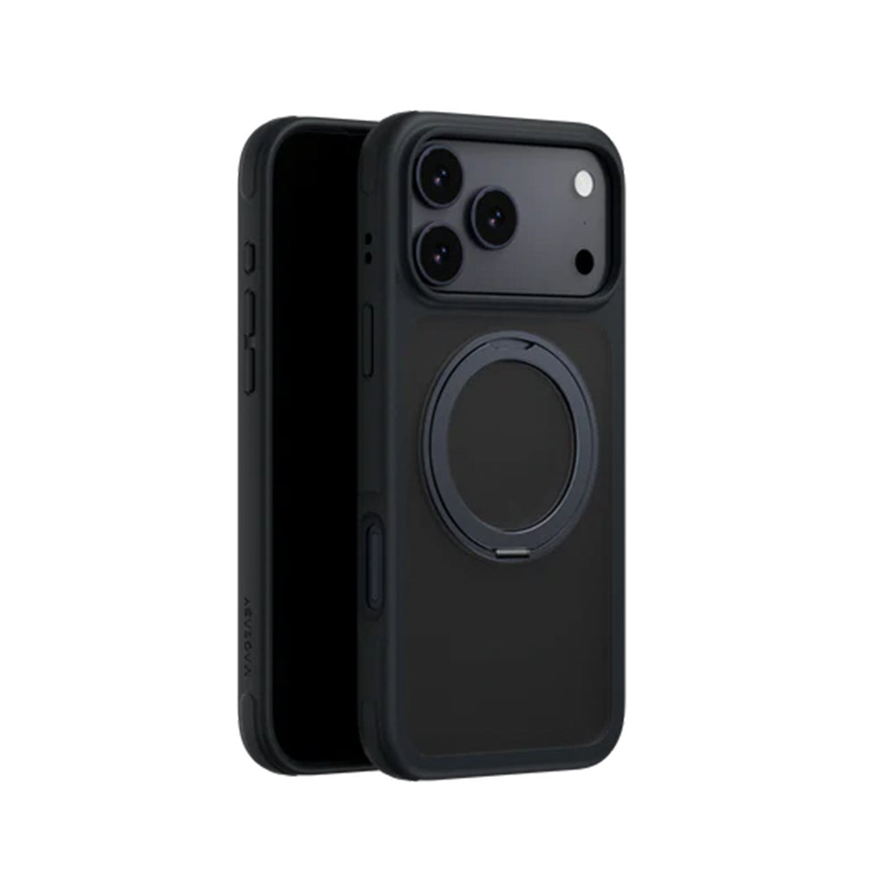 MagEasy MagStand 360 M MagSafe Rotating Ring Case iPhone 17 Pro Max Midnight