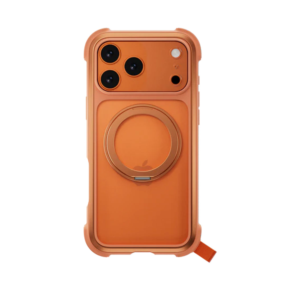 MagEasy Odyssey Stand M 360 MagSafe Stand Case for iPhone 17 Pro Max Coral