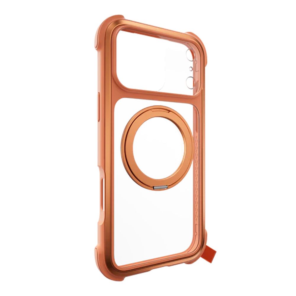 MagEasy Odyssey Stand M 360 MagSafe Stand Case for iPhone 17 Pro Max Coral