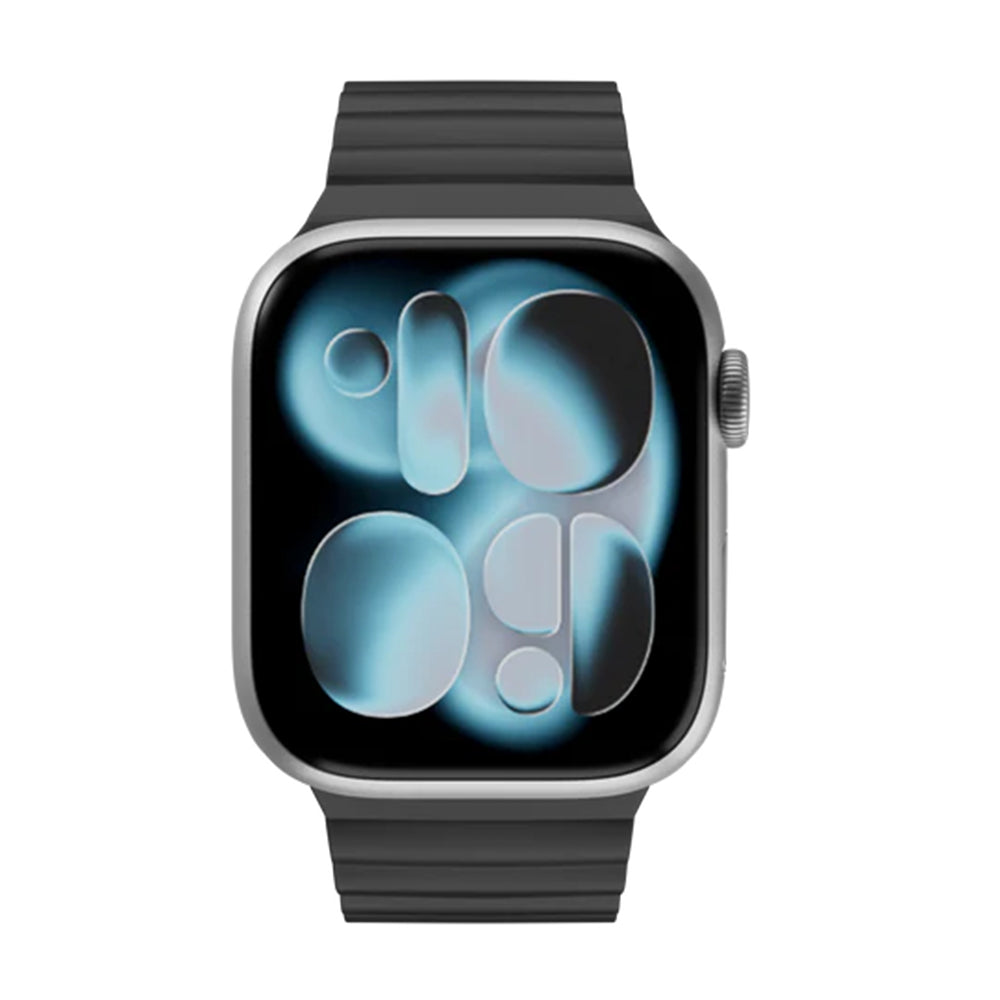 MagEasy Skin Duo Reversible Silicone Magnetic Band 42/44/45/46/49mm Black/Fossil