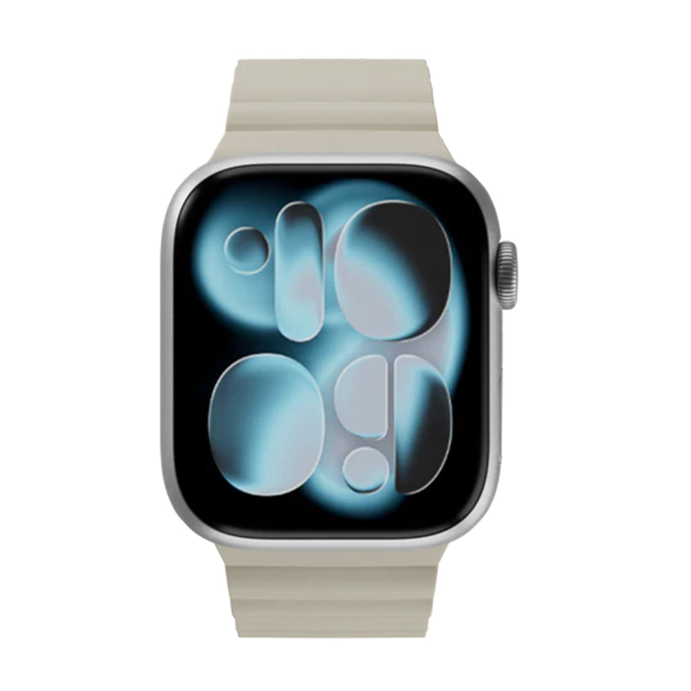 MagEasy Skin Duo Reversible Silicone Magnetic Band 42/44/45/46/49mm Starlight/Mocha