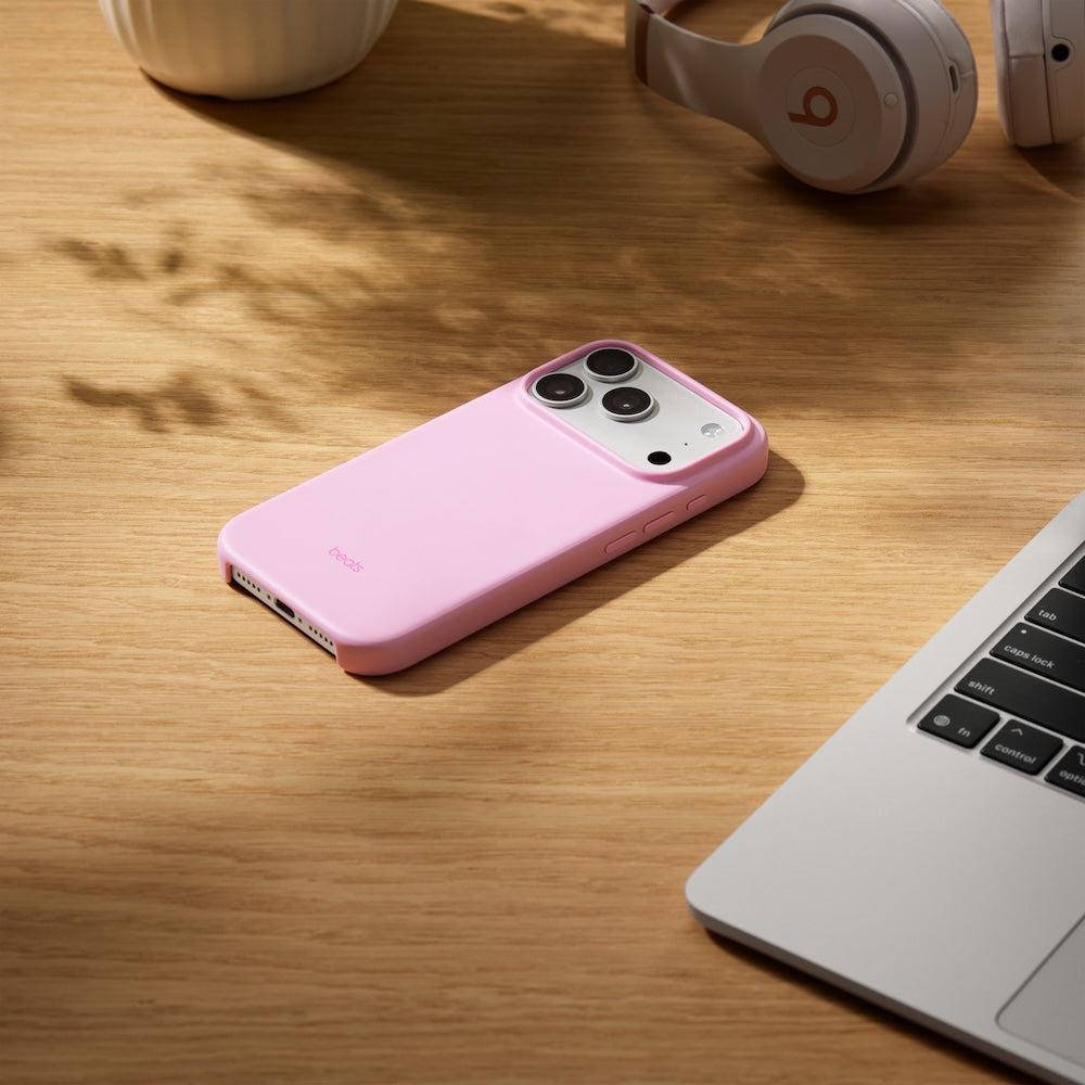 Beats Case with MagSafe and Camera Control for iPhone 17 Pro - Pebble Pink