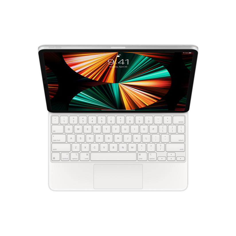 Apple Magic Keyboard iPad Pro 12.9' (6th Gen) US English White – iStudio Singapore Apple Magic Keyboard iPad Pro 12.9' (6th Gen) US English White – iStudio Singapore