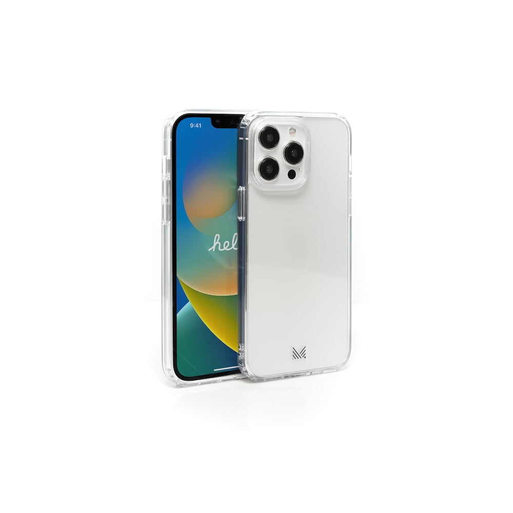 Monocozzi ESSENTIALS | Magsafe Compatible Shockproof Hybrid Case for iPhone Pro - Transparent