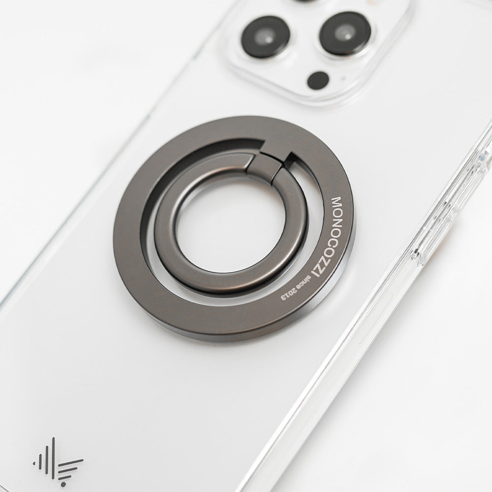 Monocozzi ESSENTIALS | Magnetic Ring for iPhone - Space Grey