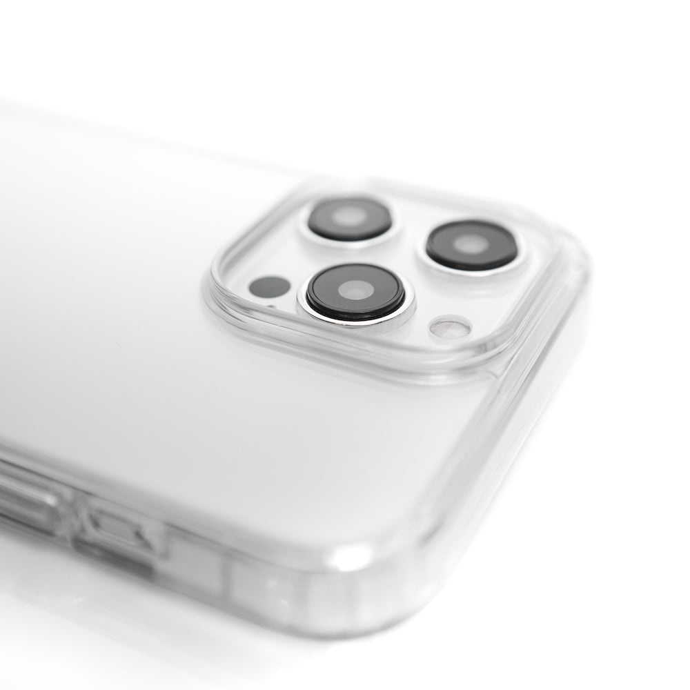 Monocozzi ESSENTIALS | Magsafe Compatible Shockproof Hybrid Case for iPhone 15 Pro Max - Transparent